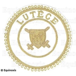 Badge / Macaron GLNF – Grande tenue provinciale – Grand Poursuivant – Lutèce – Brodé main